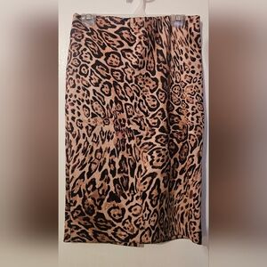 Leopard Print Skirt